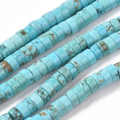 Natural Howlite Beads Strands G-F631-A30-1