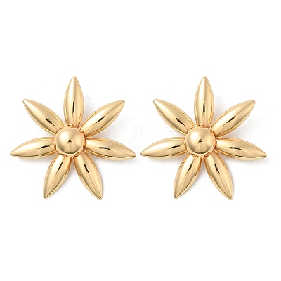 Alloy Stud Earrings EJEW-D300-02G-01-1