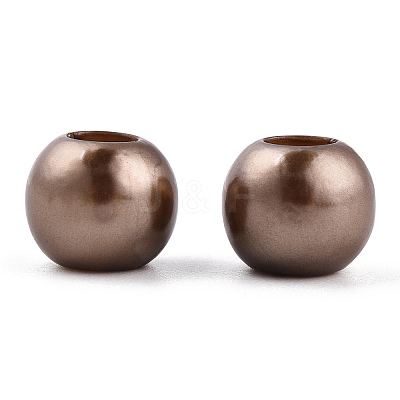 ABS Plastic Imitation Pearl European Beads MACR-R530-12mm-A46-1