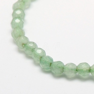 Natural Green Aventurine Beads Strands X-G-M037-4mm-01-1