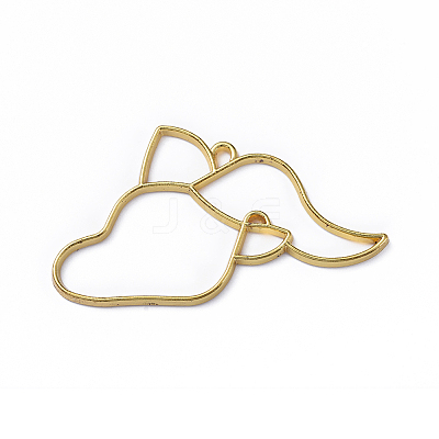 Zinc Alloy Open Back Bezel Pendants LS-X-PALLOY-D580-05G-C-1