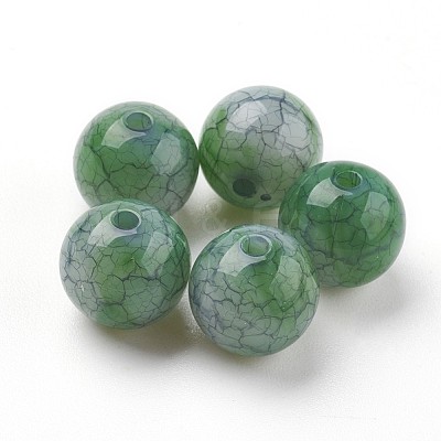 Crackle Acrylic Beads MACR-E025-20-8mm-1