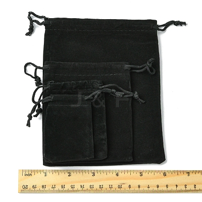 30Pcs Rectangle Velvet Pouches TP-FS0001-02A-1