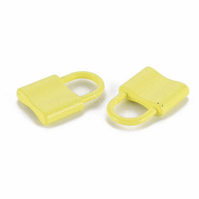 Spray Painted Alloy Pendants PALLOY-S132-238-RS-1