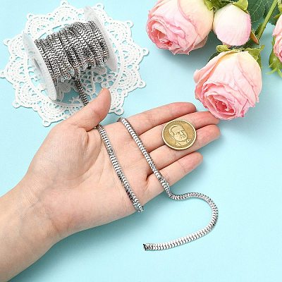 5M 304 Stainless Steel Snake Chains CHS-CJ0001-40-1