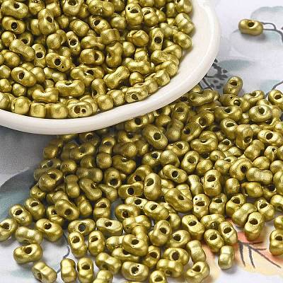 Baking Paint Glass Seed Beads SEED-K009-01A-12-1