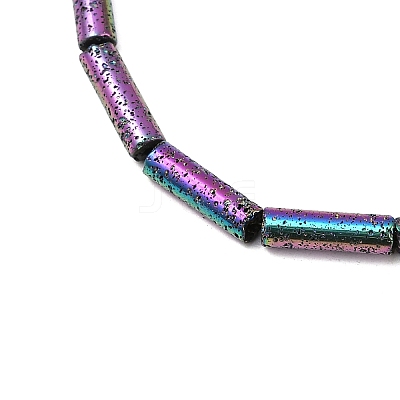 Electroplated Natural Lava Rock Beads Strands G-K388-03B-09-1