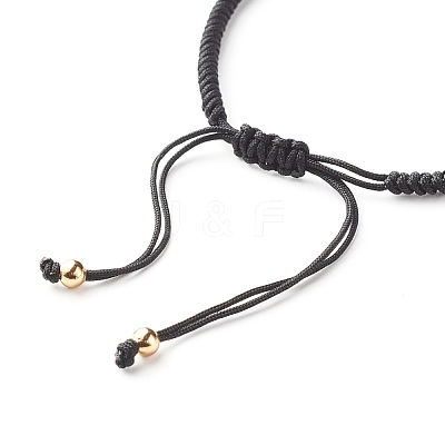 Braided Evil Eye Resin Beads  Bracelets BJEW-JB07011-02-1