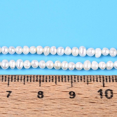 Natural Cultured Freshwater Pearl Beads Strands PEAR-T006-16A-1