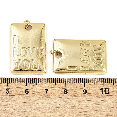 Brass Pendants KK-S526-53G-1