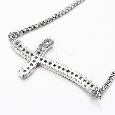 Adjustable Brass Micro Pave Cubic Zirconia Slider Bracelets BJEW-E317-43P-1