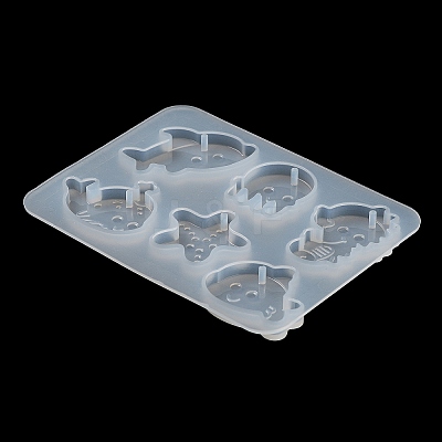 Starfish/Whale/Octopus Pendant DIY Silhouette Silicone Mold DIY-K073-09A-1