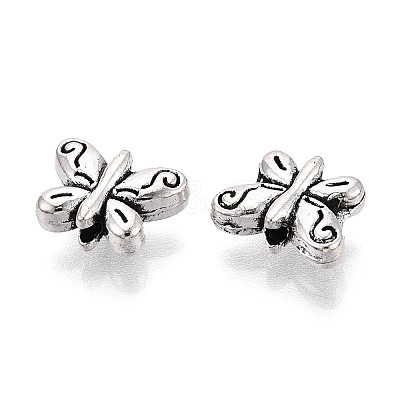 Tibetan Style Alloy Beads TIBEB-T004-09AS-1