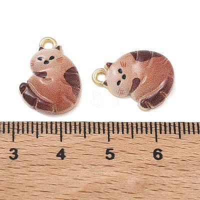 Alloy Enamel Pendants ENAM-K076-35G-09-1