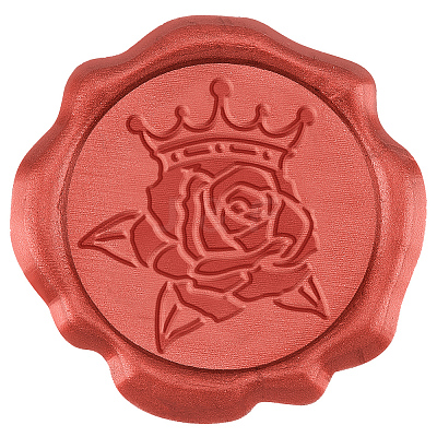 50Pcs Adhesive Wax Seal Stickers DIY-CA0006-16I-1
