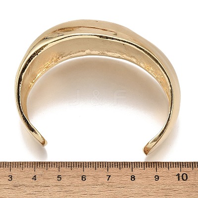 Alloy Cuff Bangles for Women BJEW-V002-01G-1