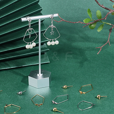 Dangle Stud Earrings DIY Making Kits DIY-UN0002-85-1