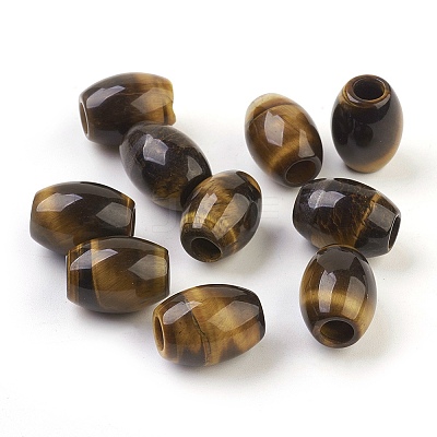 Natural Tiger Eye European Beads LS-G-F580-A01-1