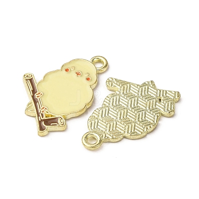 Alloy Enamel Pendants ENAM-C030-01D-G-1