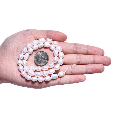 Natural Cultured Freshwater Pearl Beads Strands PEAR-N012-07Q-1