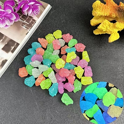 Plastic Imitation Luminous Stone Display Decoration PW-WG75281-01-1