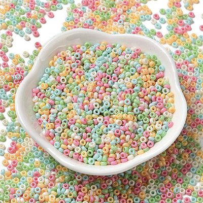 Baking Paint Glass Seed Beads SEED-P006-03A-16-1