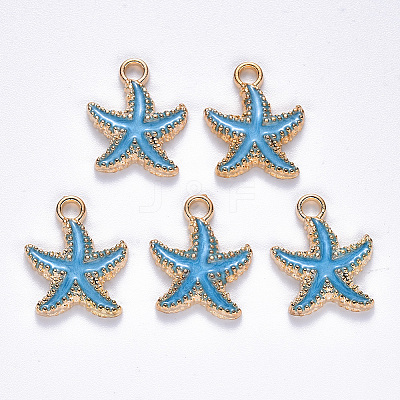 Alloy Enamel Pendants ENAM-S121-023-M-1