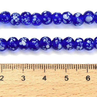 Handmade Lampwork Beads Strands LAMP-H071-01A-01-1