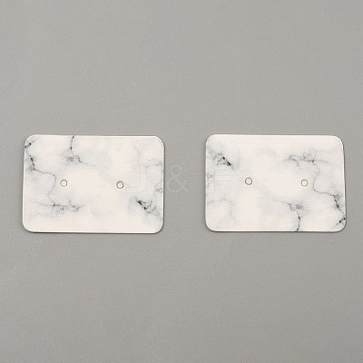 Rectangle Earring Display Cards EDIS-WH0031-16-1