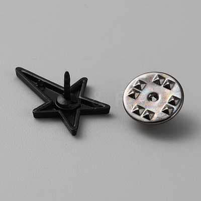 Star Alloy Brooch AJEW-WH0518-18B-1