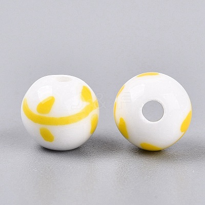 Handmade Porcelain Beads PORC-N012-12A-1