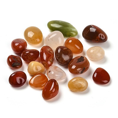 Natural Agate Dyed Nuggets Beads G-E600-01C-1