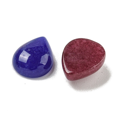 Dyed Natural White Jade Cabochons G-Q173-02C-11-1