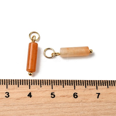 Natural Red Aventurine Pendants STAS-C120-01G-09-1