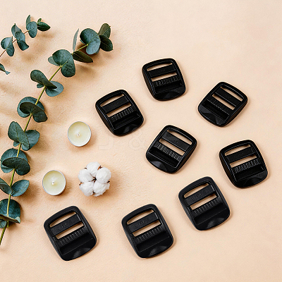 30Pcs Plastic Ladder Lock Slider Buckles KY-CY0001-23A-1