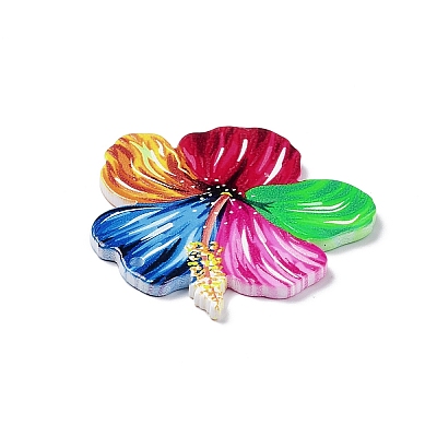 Double-sided Printed Opaque Acrylic Pendants MACR-F075-02C-1
