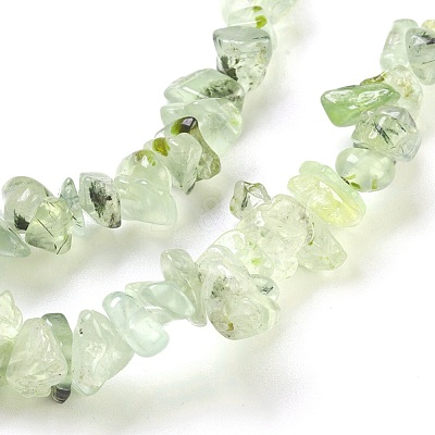 Natural Prehnite Beads Strands G-F575-16-1