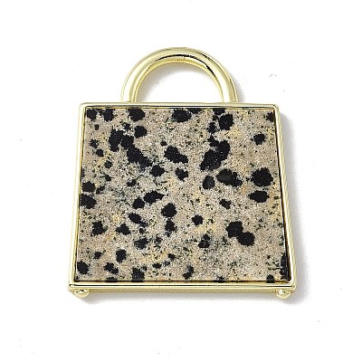 Natural Dalmatian Jasper Pendants G-G977-04G-04-1