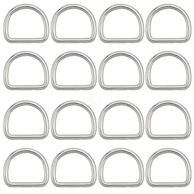 304 Stainless Steel D Rings STAS-CP0001-05B-1