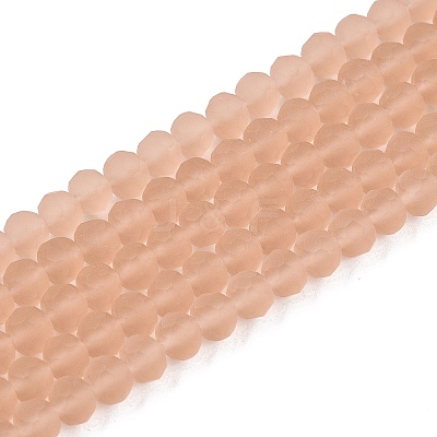 Transparent Glass Beads Strands EGLA-A044-T4mm-MD20-1