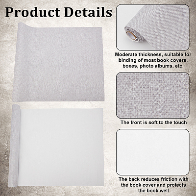 Imitation Linen Cloth Book Covers AJEW-WH0314-504A-1