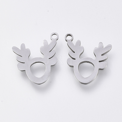 Non-Tarnish 201 Stainless Steel Charms X-STAS-S110-062P-1