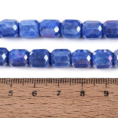 Anti-Tarnish Electroplate Glass Beads Strands EGLA-N027-03A-17-1