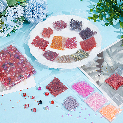 DIY Glass & Acrylic & Seed Beads Findings Kits DIY-PA0001-37-1