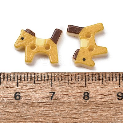 2-Hole Opaque Resin Buttons RE-CBAD5A9-31B-1