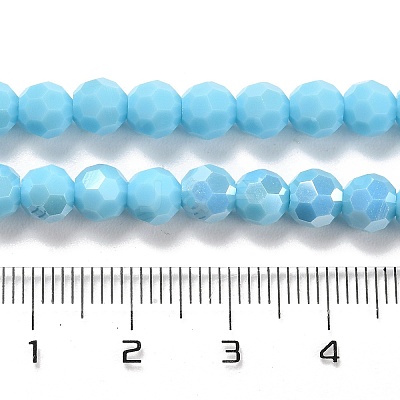 Opaque Glass Beads Stands EGLA-A035-P6mm-B08-1