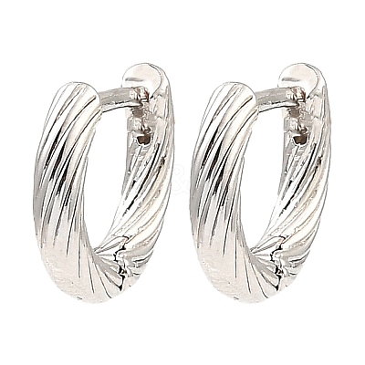 Brass Hoop Earrings EJEW-I289-04P-1