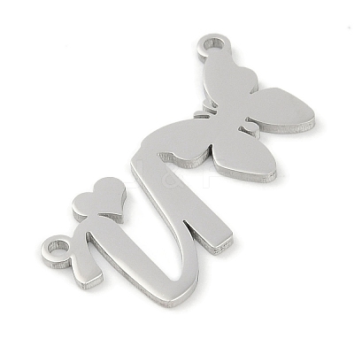 Non-Tarnish 304 Stainless Steel Pendants STAS-L279-002P-U-1