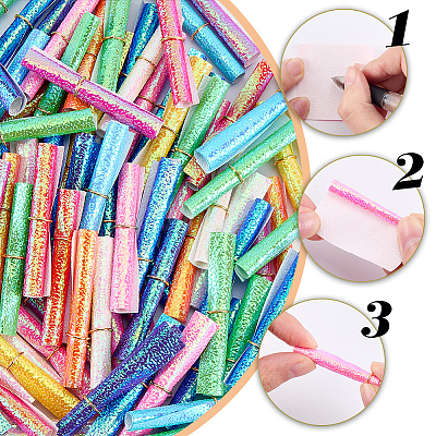 100Pcs Paper Message in a Bottle Capsule Letter Roll AJEW-SC0004-36B-1