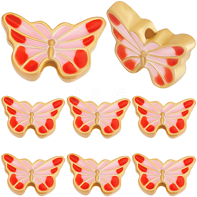 20Pcs Alloy Enamel Beads ENAM-BBC0001-03-1